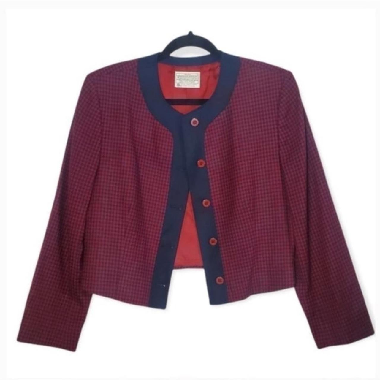 Pendleton Women's Tailored jacket - Red/Burgundy … - image 1