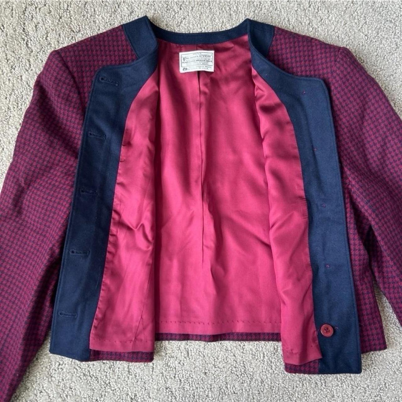 Pendleton Women's Tailored jacket - Red/Burgundy … - image 6