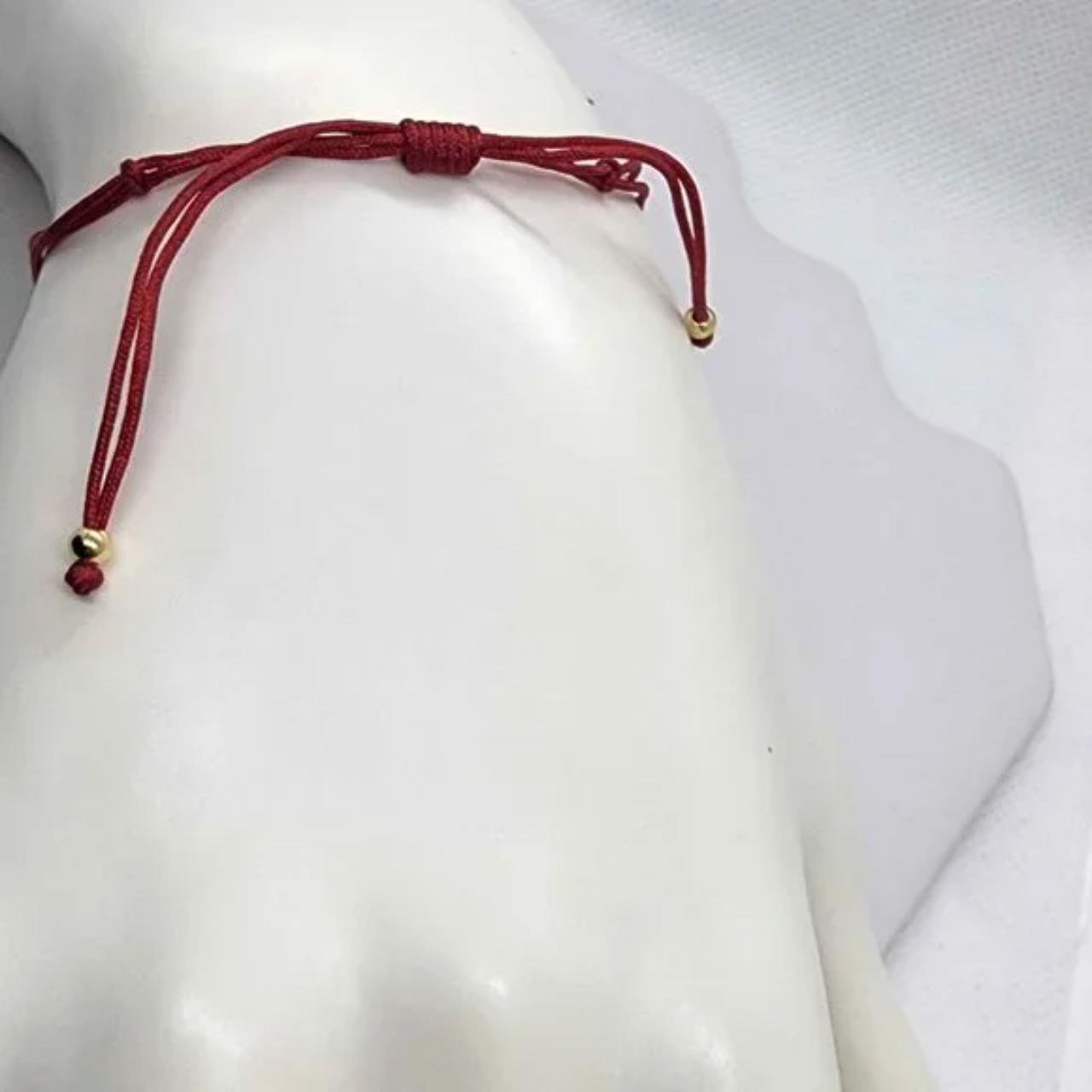 Brand NEW !!! Red String With Happy Face Design... - Depop