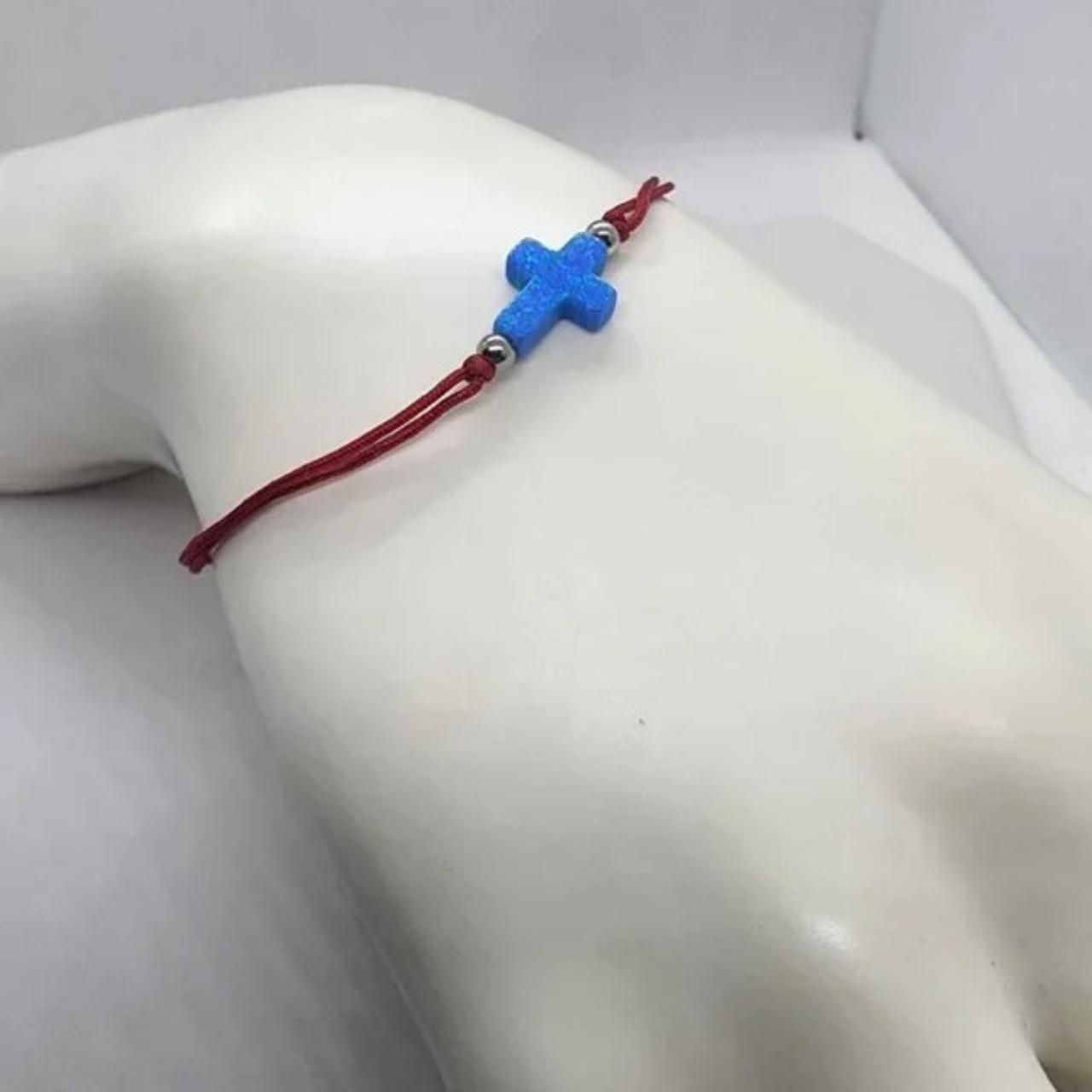 Brand NEW !!! Red String With Cross Design that is... - Depop