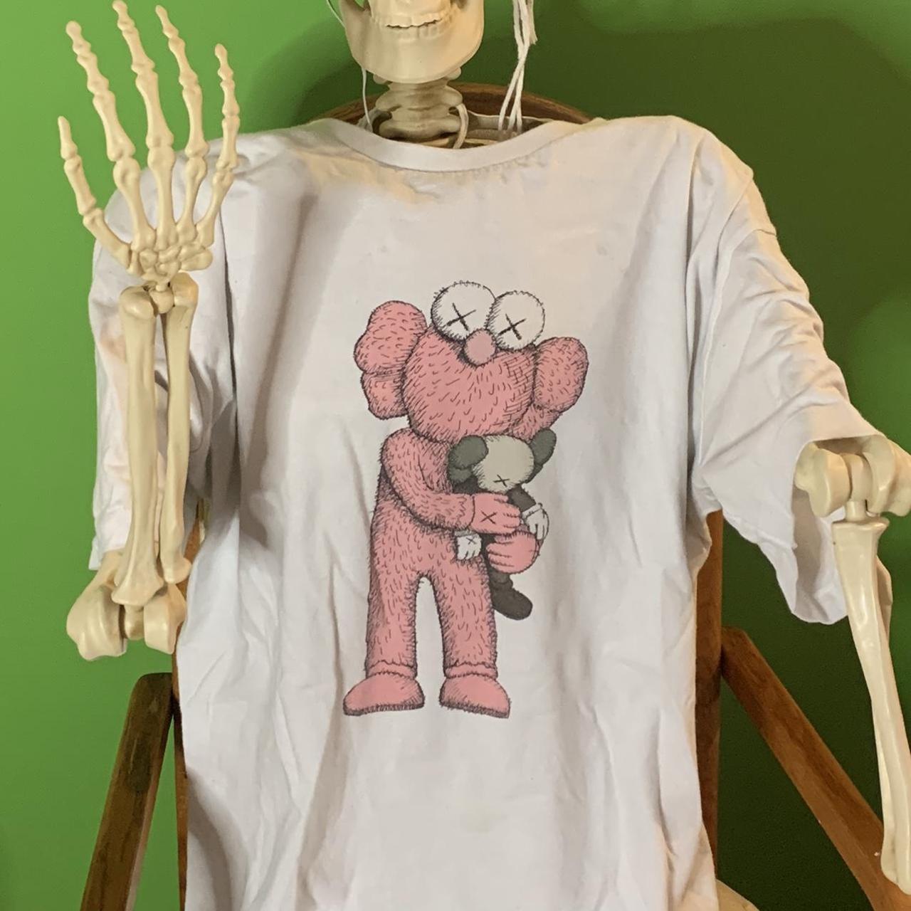Kaws Men's White T-shirt (4)