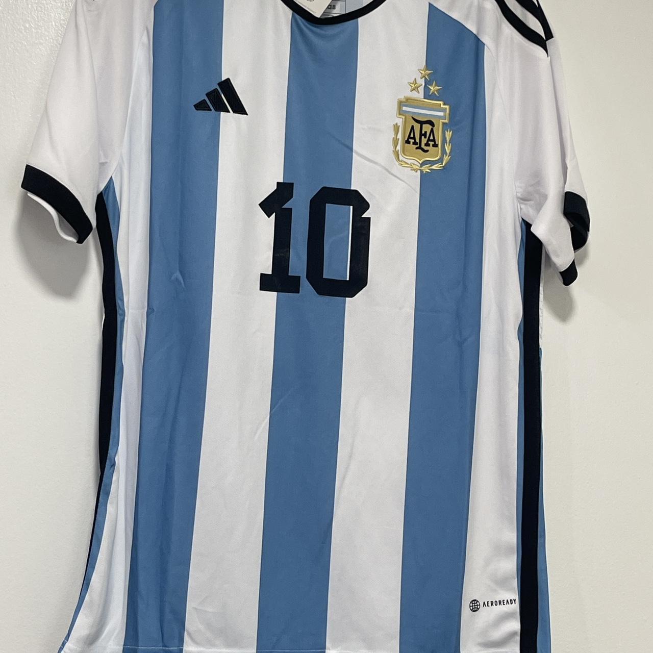 Argentina Messi World Cup 2022 Jersey World cup - Depop