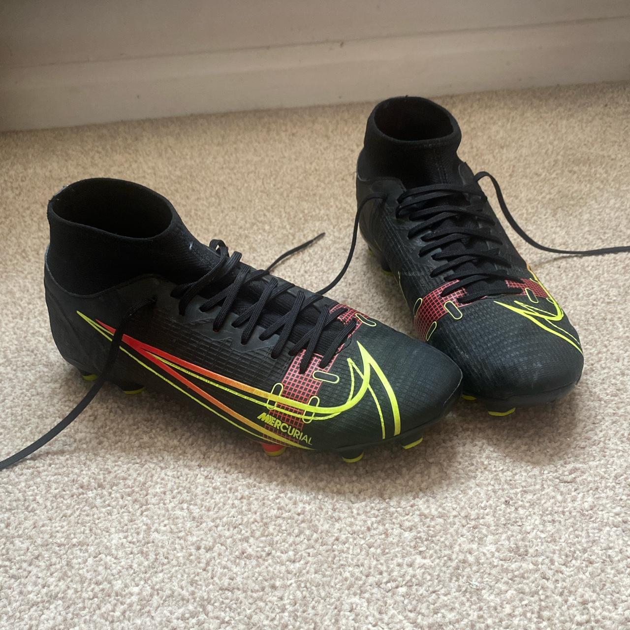 mercurial black boots