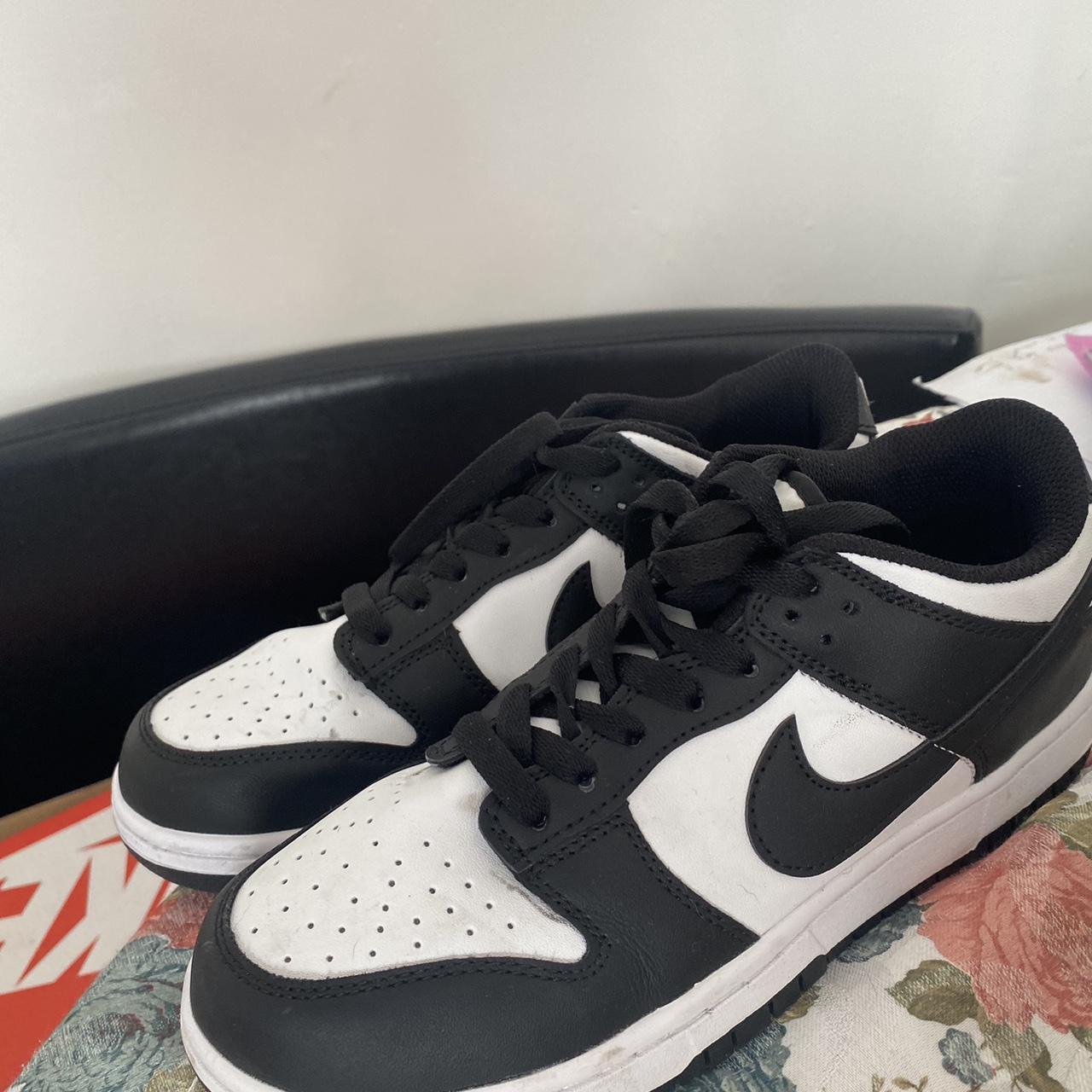 Women's Black and White Trainers | Depop