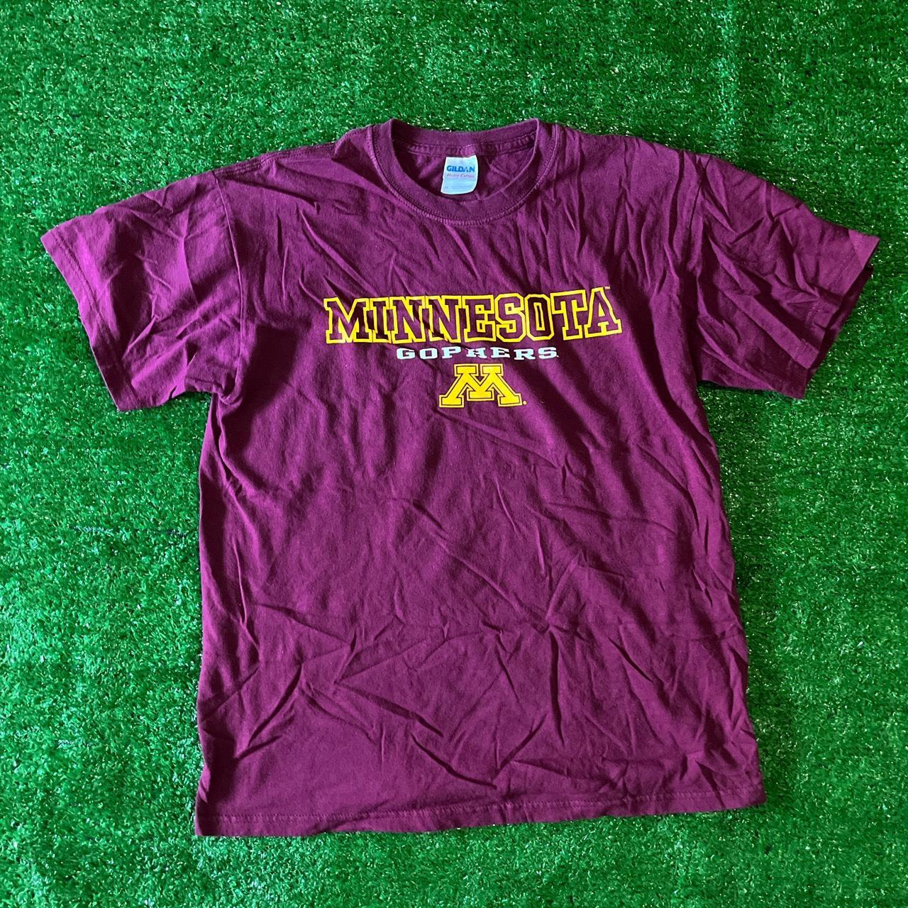 Minnesota Gophers Burgundy Shirt Size - Depop