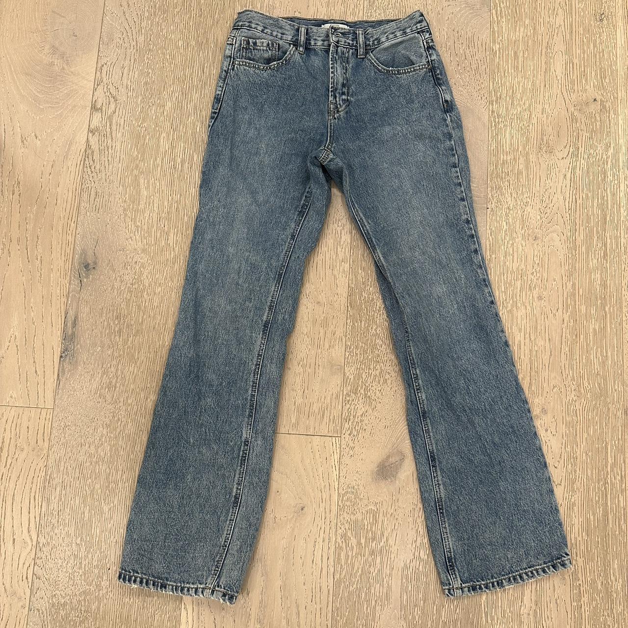 Stradivarius Women's Blue Jeans | Depop