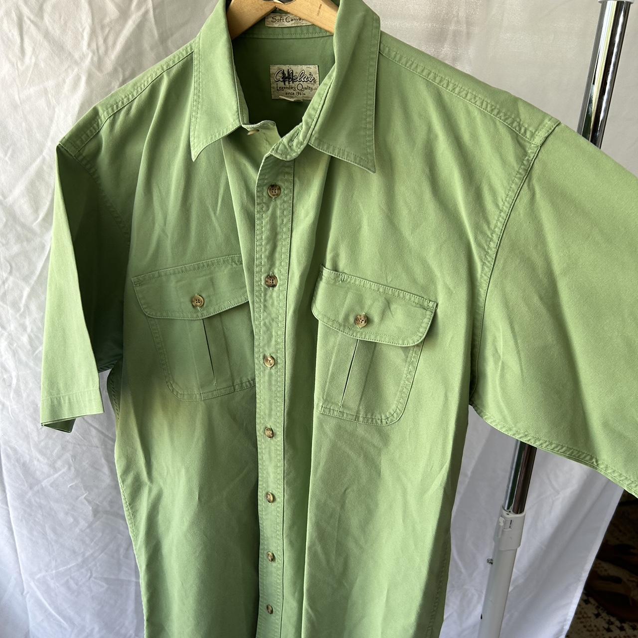 Cabela’s Mens Sage Green Soft Canvas Utility Trail... - Depop