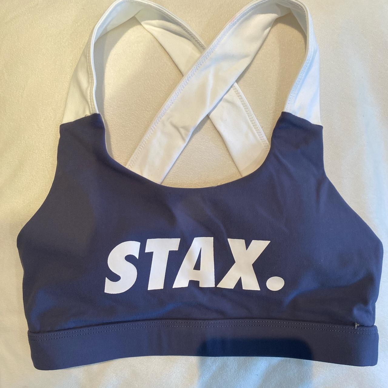 Women's Blue Crop Top & Sports Bra – STAX.