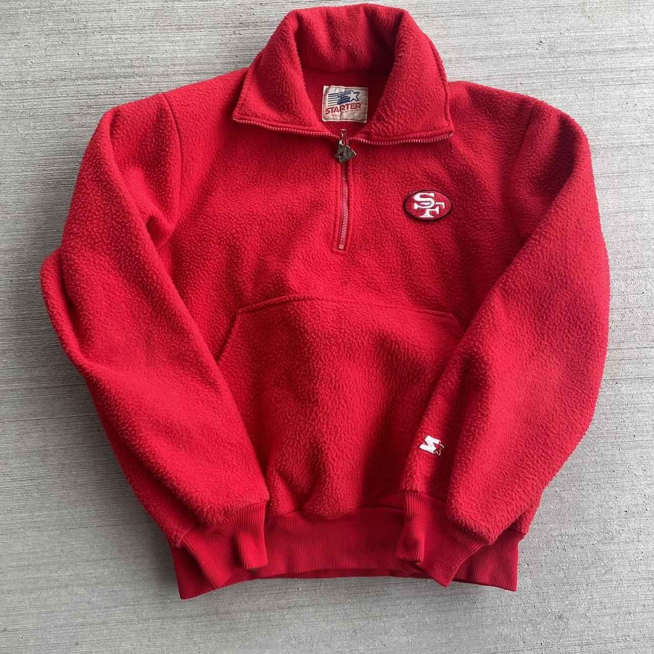 SAN FRANCISCO 49ERS SWINGSTER SATIN STARTER JACKET - Depop