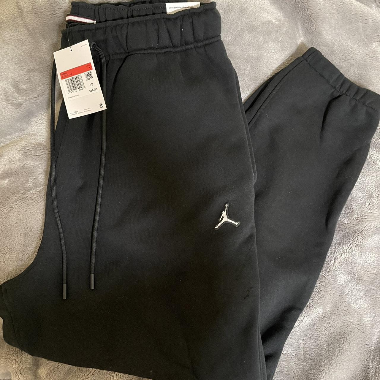 Jordan Men's Black Joggers-tracksuits | Depop