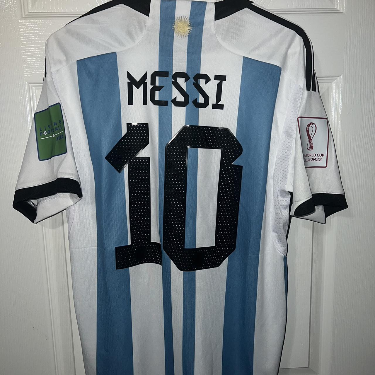 Argentina Messi World Cup 2022 Jersey World cup - Depop