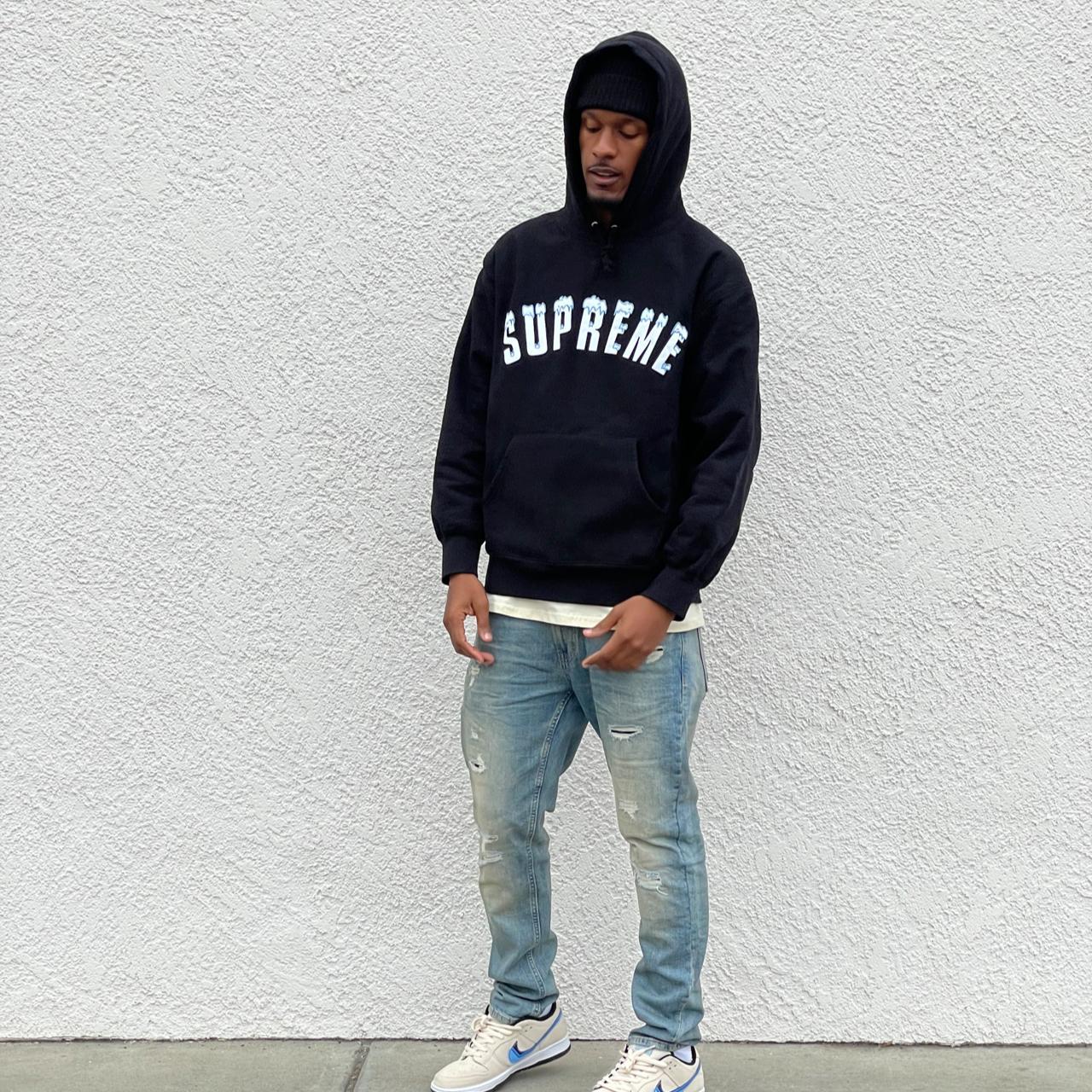 Supreme discount hoodie outfit