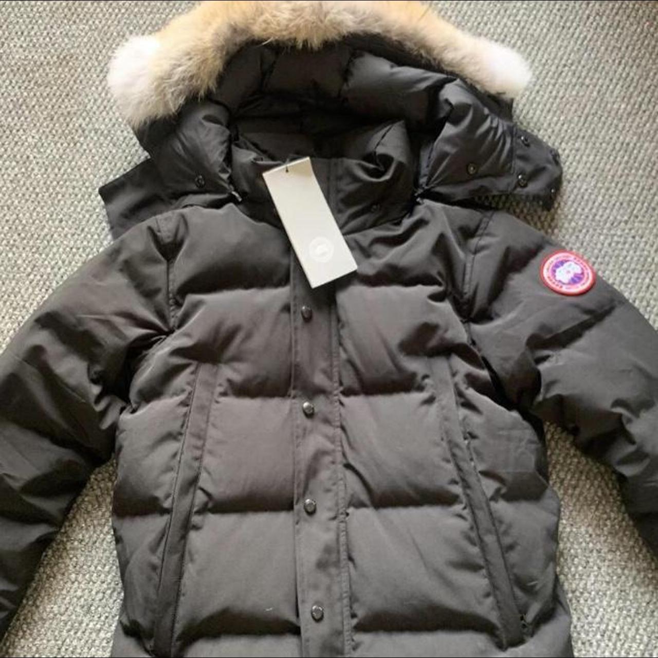 Canada goose wyndham parka in black. Comes with tags... - Depop