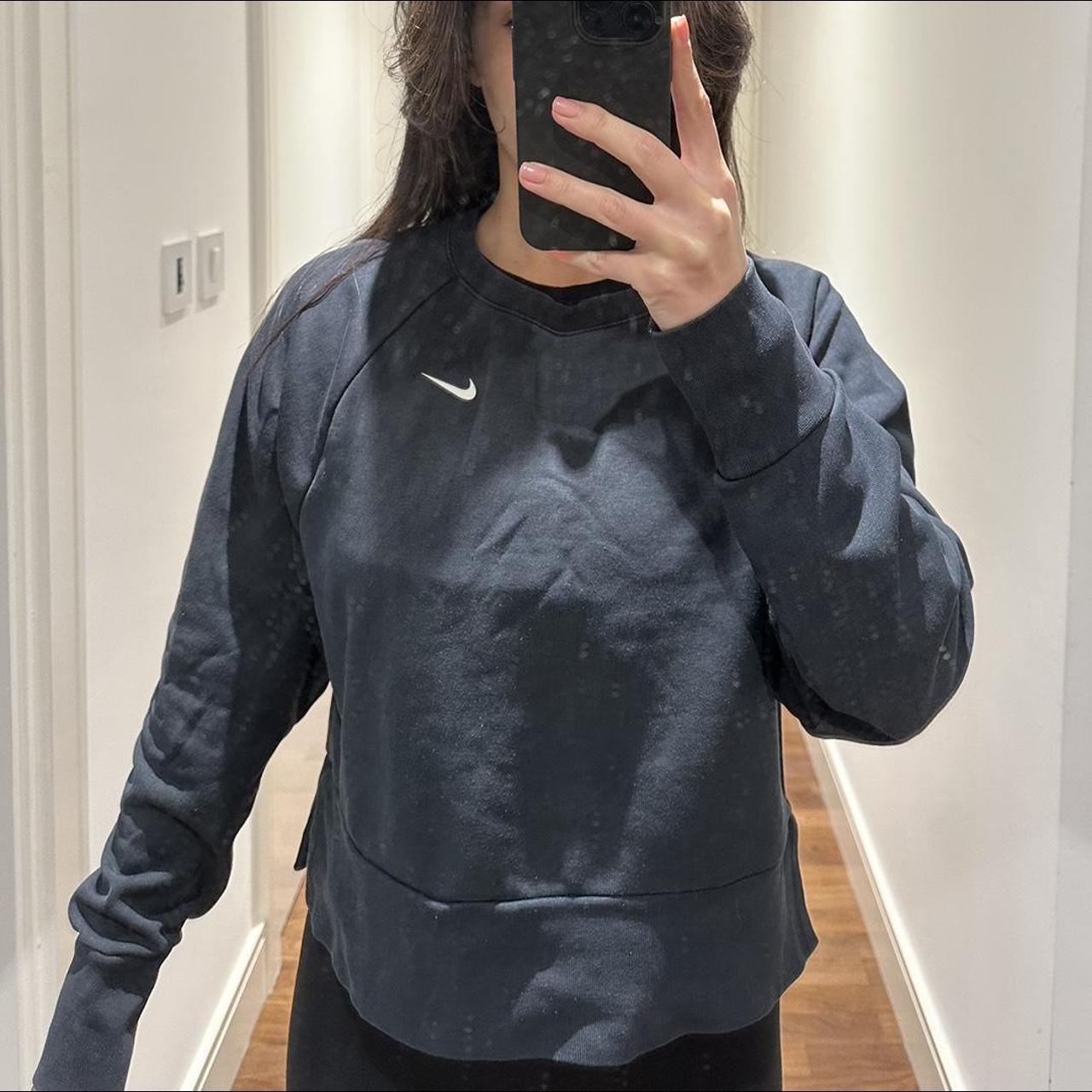oversized black nike jumper