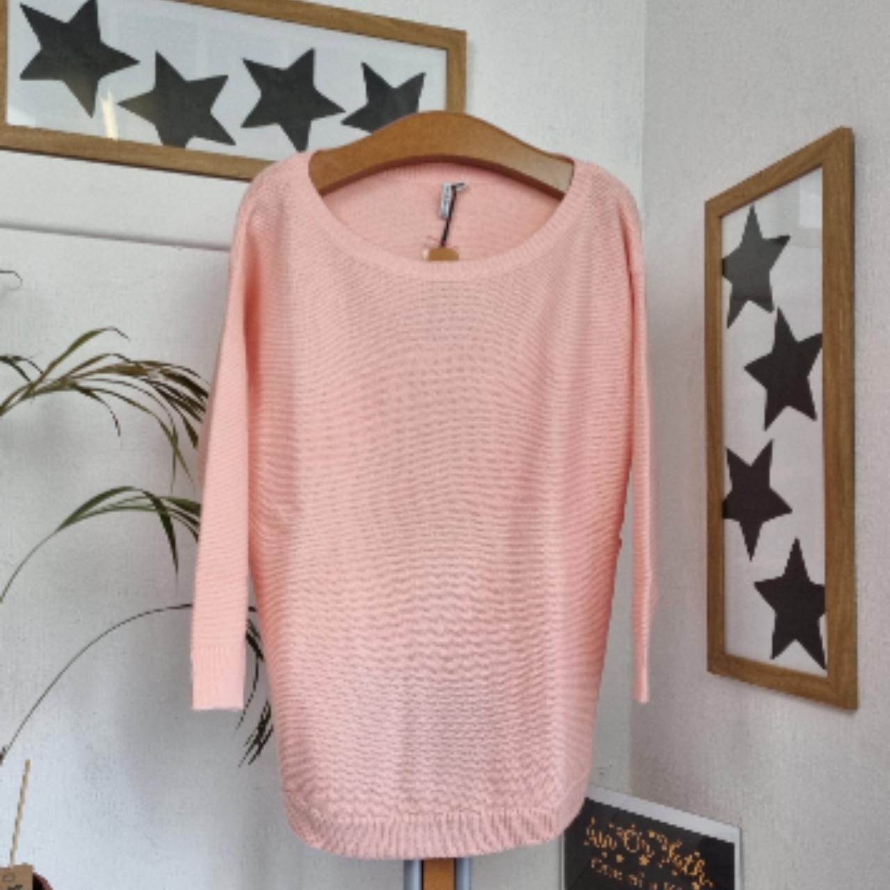 JD Williams Women's Pink Jumper Depop