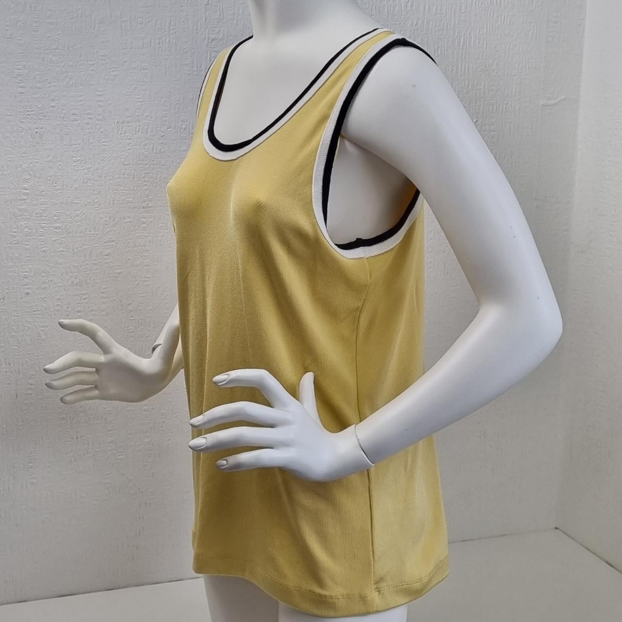 EX, M&S Vest Yellow Mix Code 1081T Tags Have... Depop