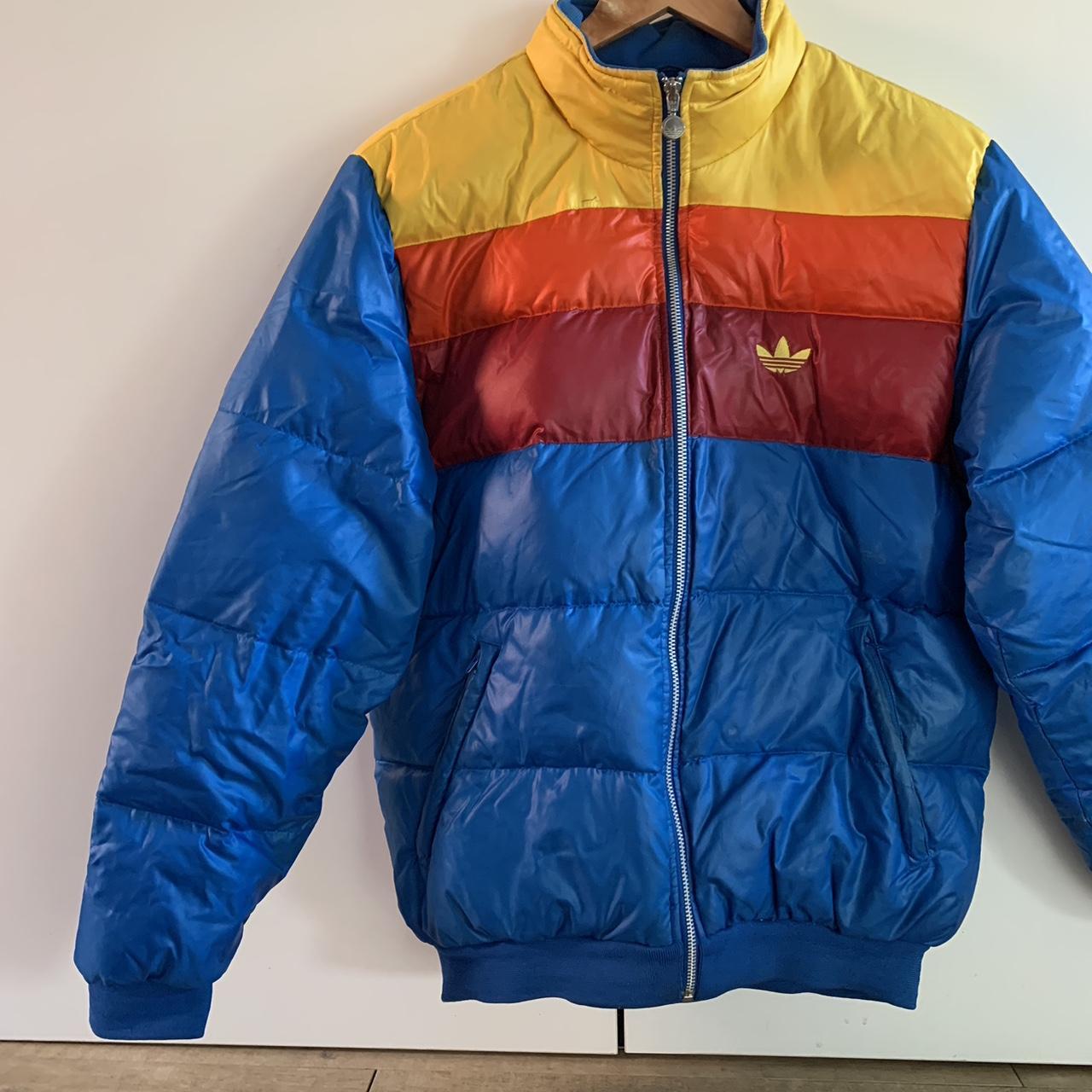 Yellow Blue And Orange Puffer Jacket NWT Tommy Hilfiger Packable