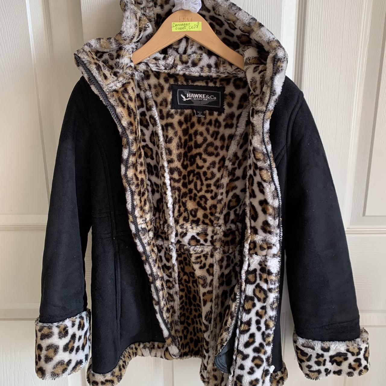 Leopard hotsell lined coat