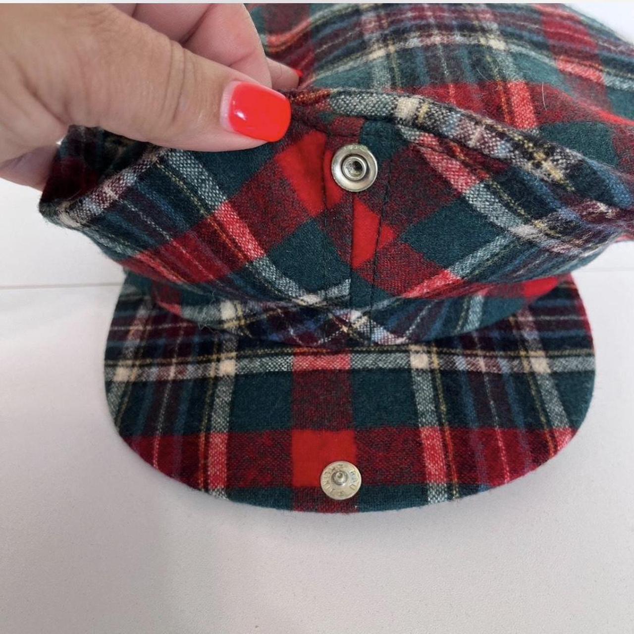 Pendleton Men's Hat - Multi/Red – Red Plaid Check… - image 4