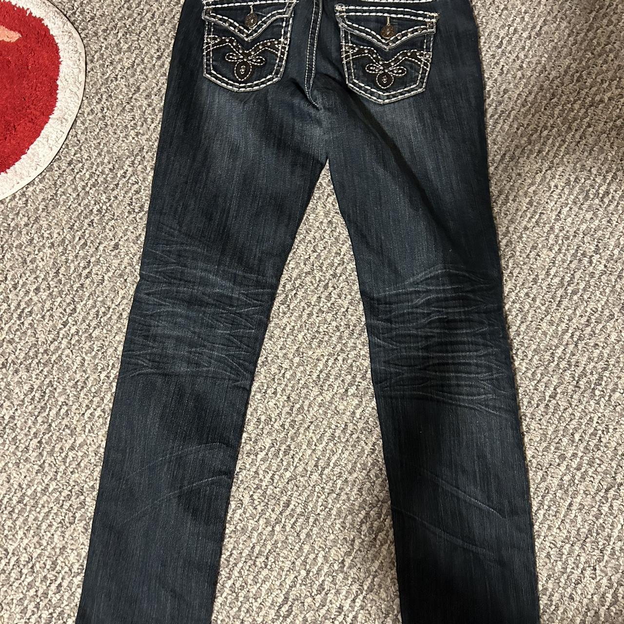 🔹 bongo navy blue cute designed jeans (buy one get... Depop