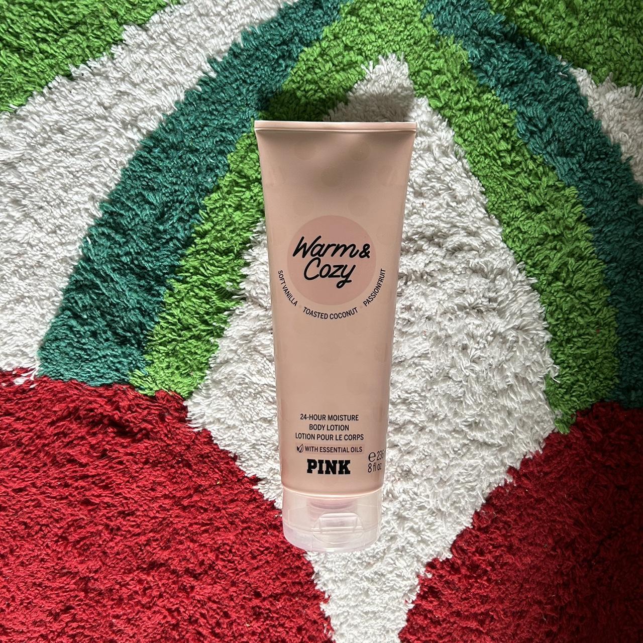 warm and cozy lotion pink