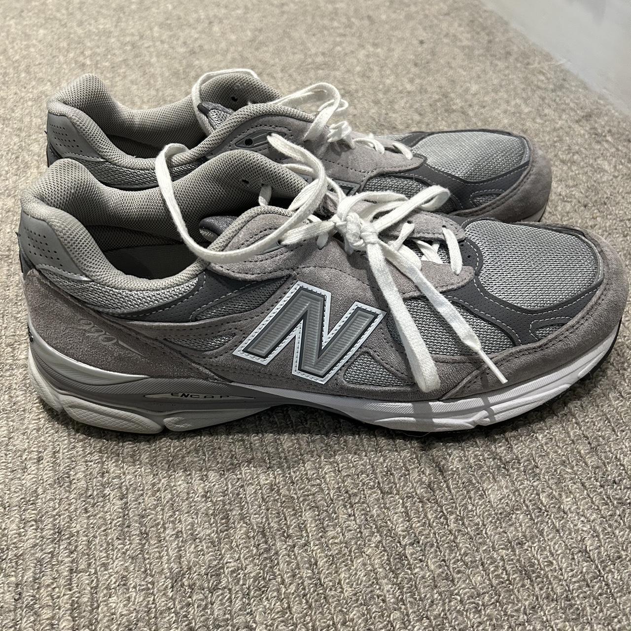 New balance grey 990 v3 Lightly worn. 9/10... - Depop