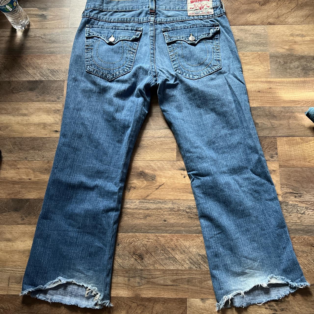 Baggy Tru Religion jeans 38x27 - Depop