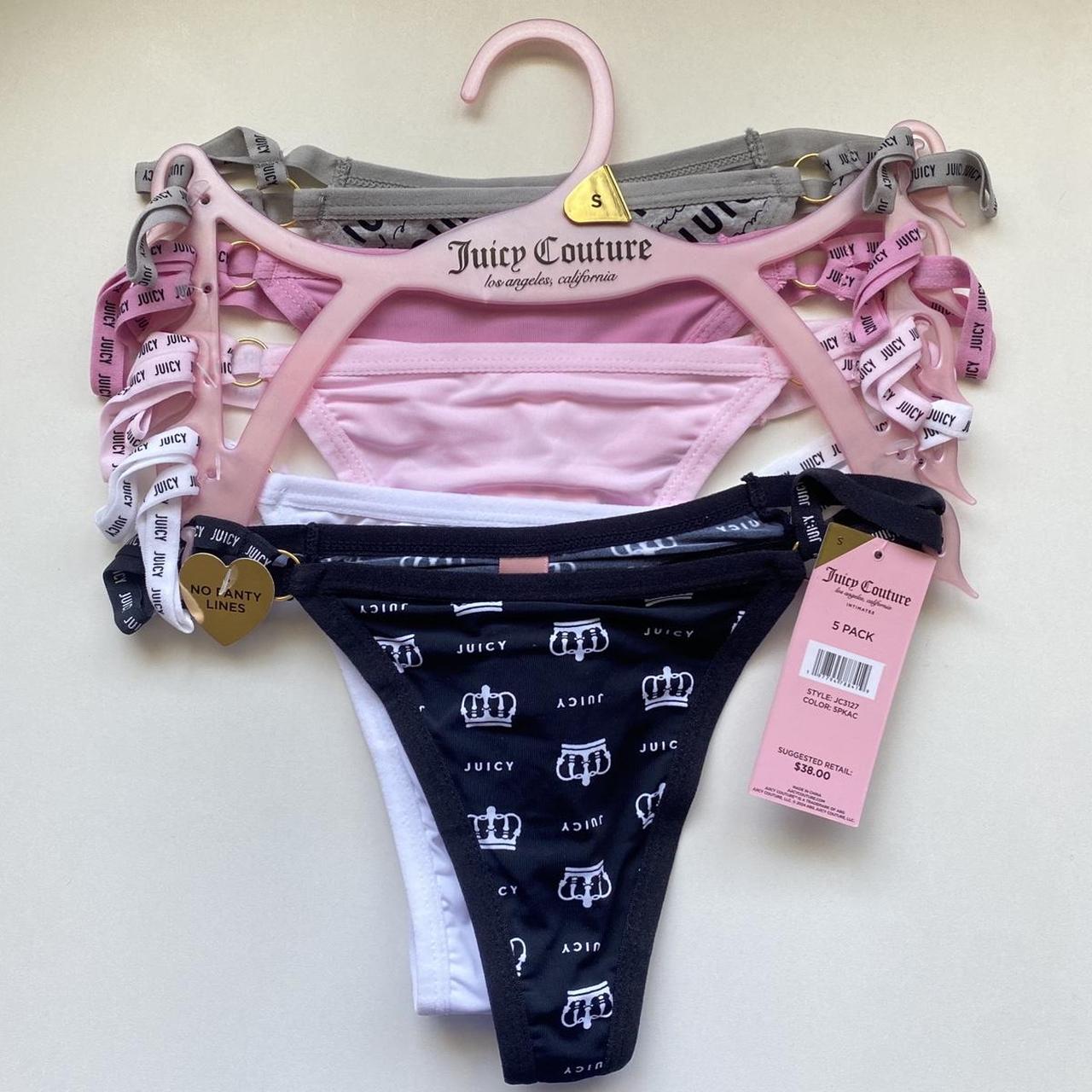 Juicy Couture Panty Set of 5. Brand new with tags,... - Depop