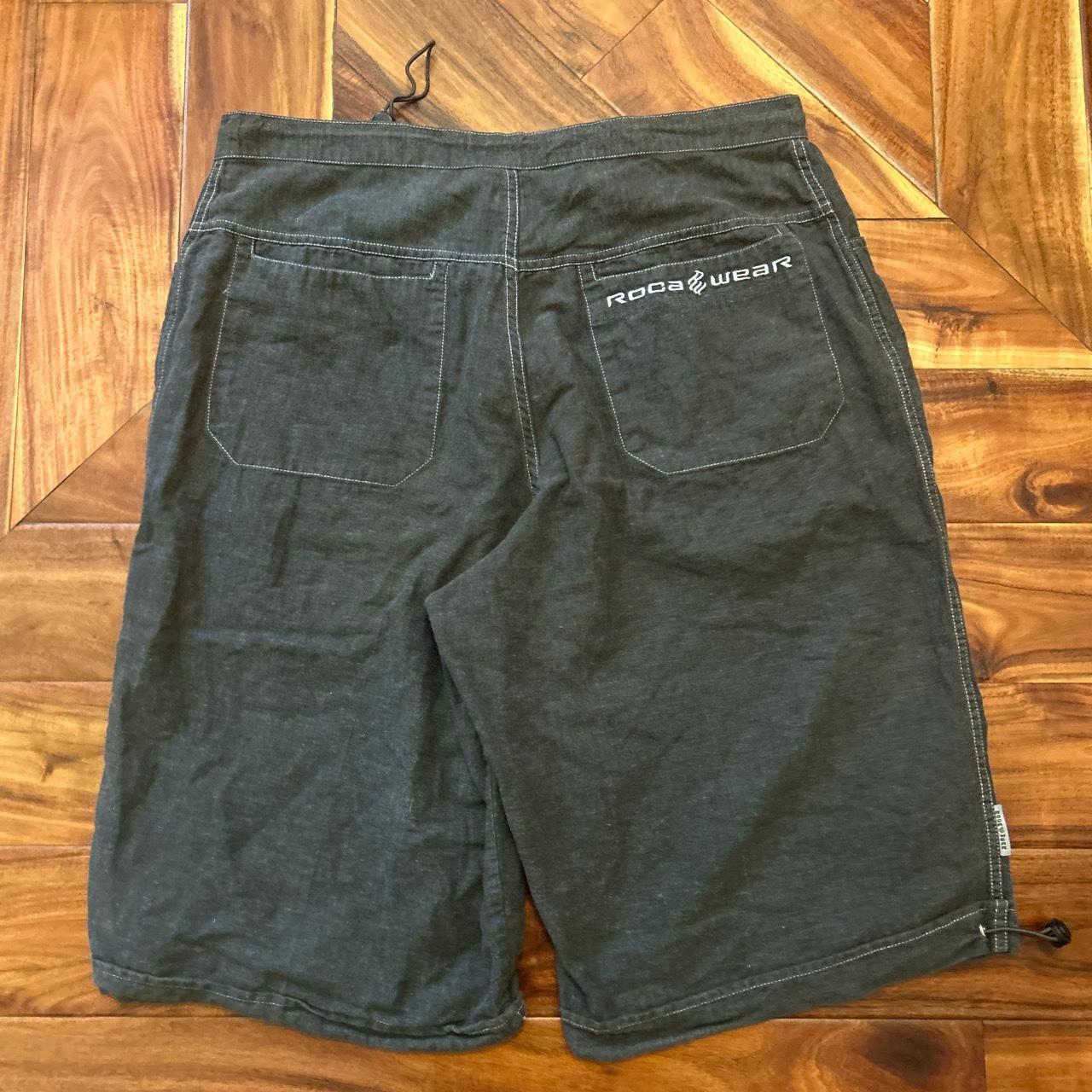 CYBERY2K ROCAWEAR SHORTS SUPER SICK ADJUSTABLE WAIST... - Depop