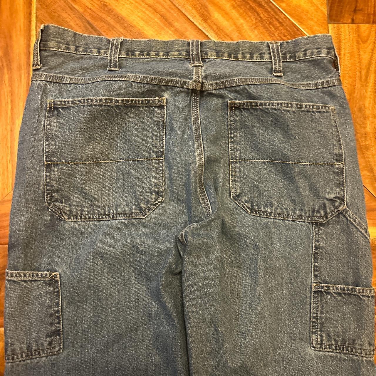 Y K Super Baggy Faded Glory Carpenter Jeans X No Depop