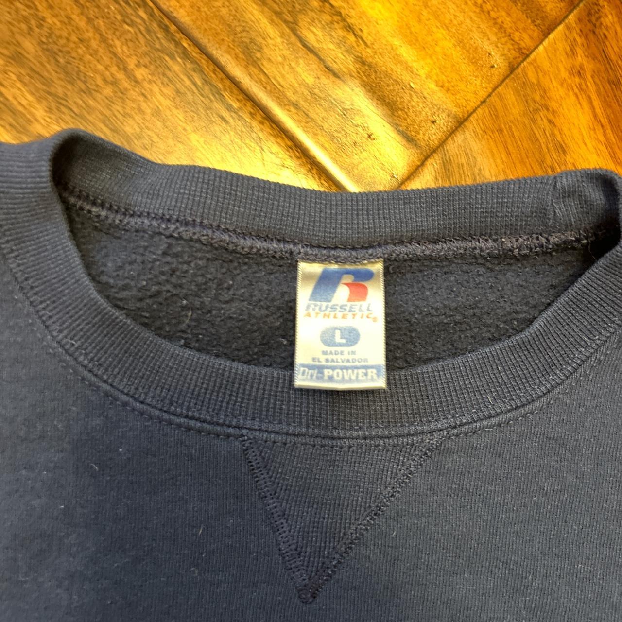 EARLY 2000S RUSSEL ATHLETIC CREWNECK L- 23.5x24.5 NO... - Depop