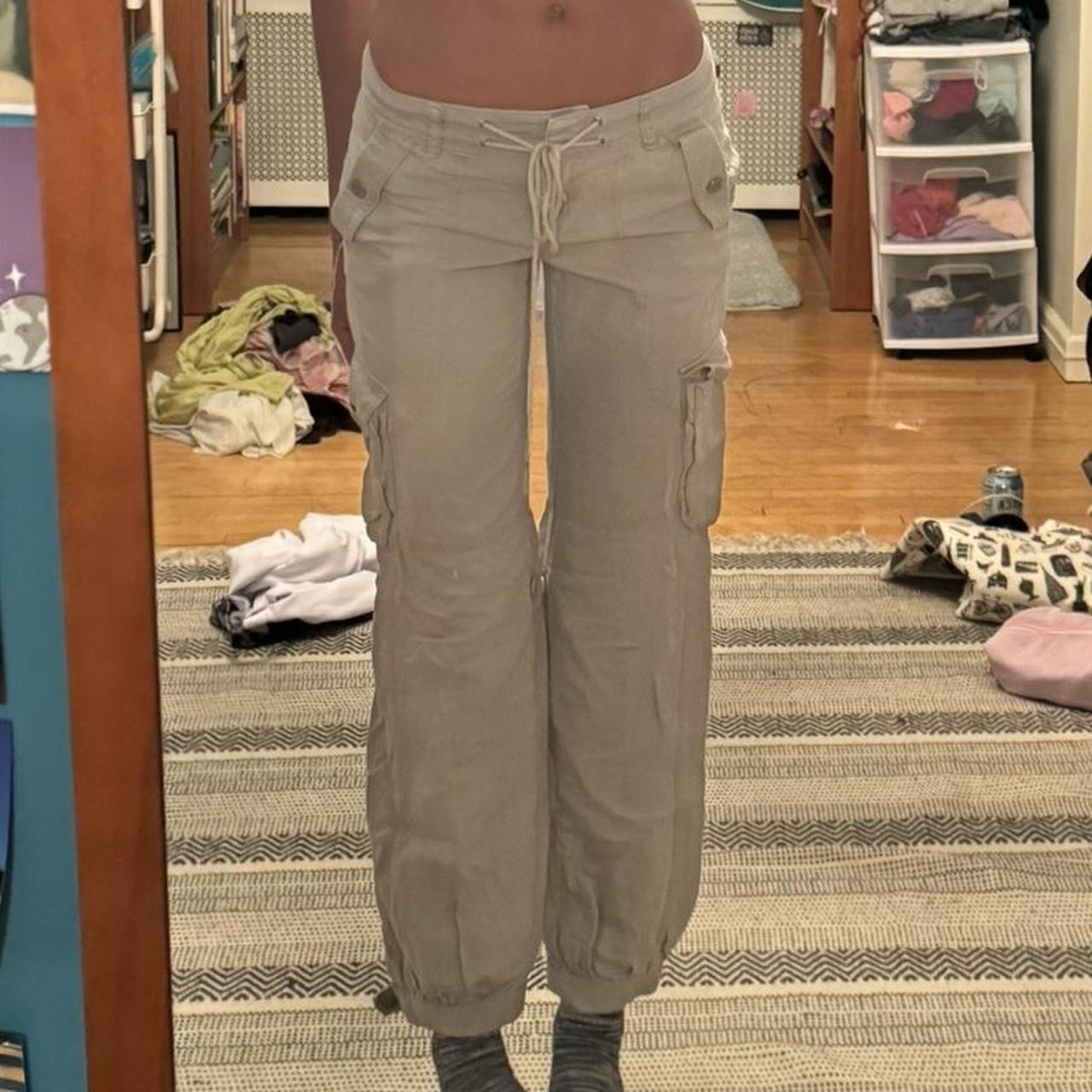 Armani exchange low waisted cargos. So so cute and | Depop