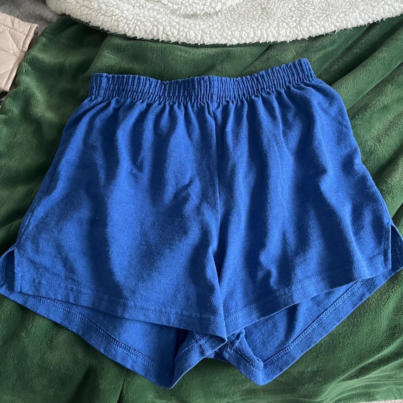Soffe Women's Blue Shorts | Depop