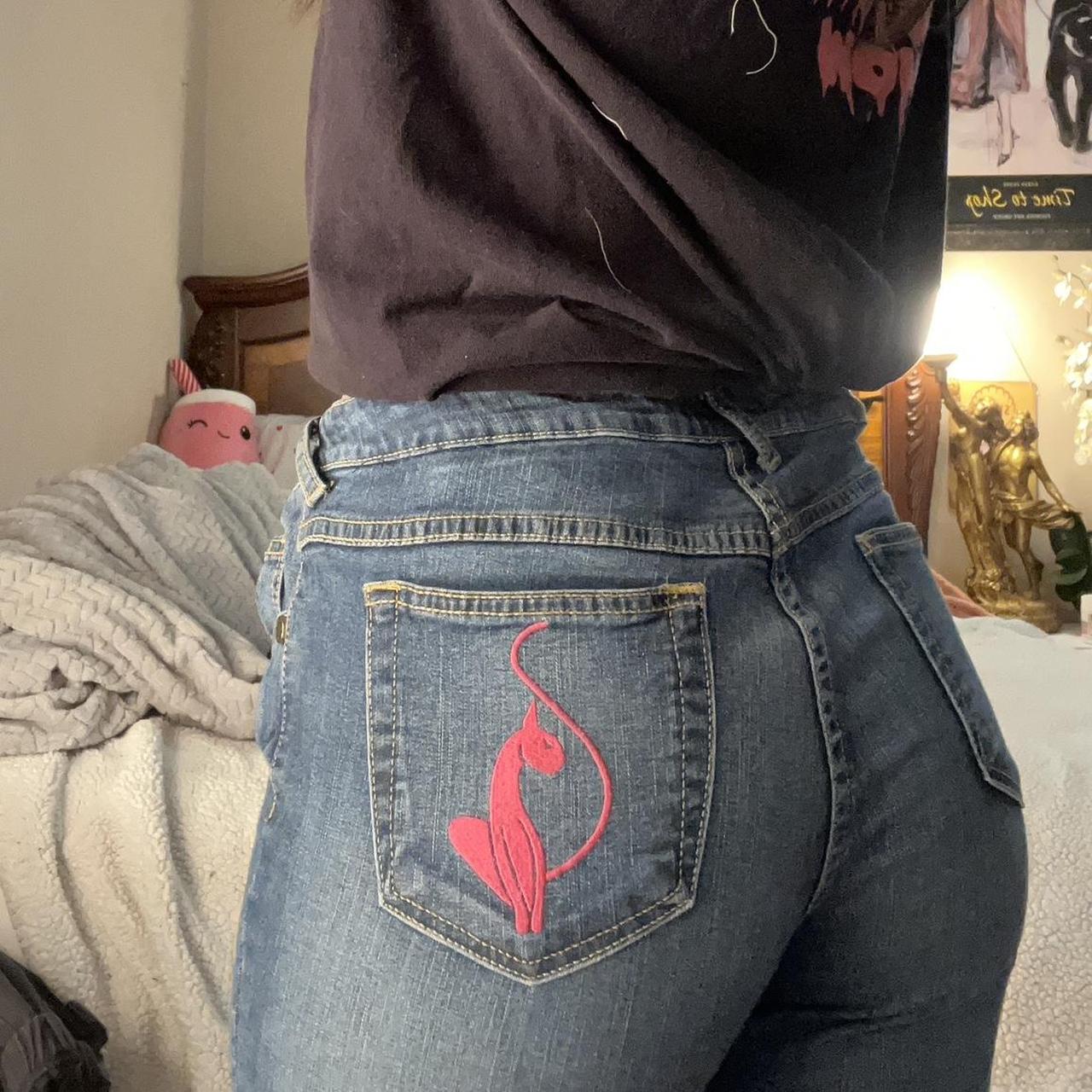 Baby phat denim jeans ★Low-rise 🤩 Tagged waist... - Depop