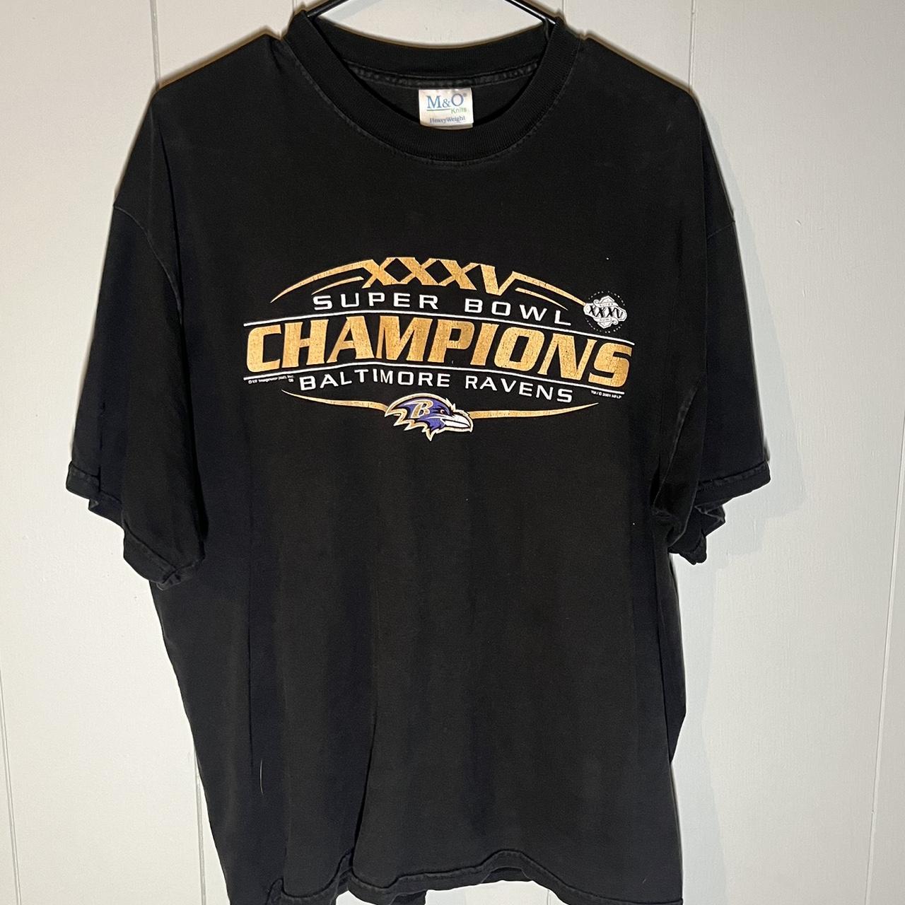 Vintage Super Bowl Ravens Shirt Men's XL - Depop