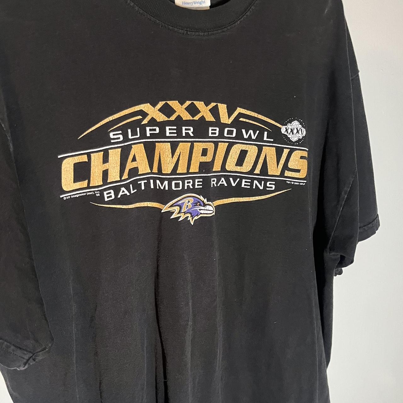 Vintage Super Bowl Ravens Shirt Men's XL - Depop