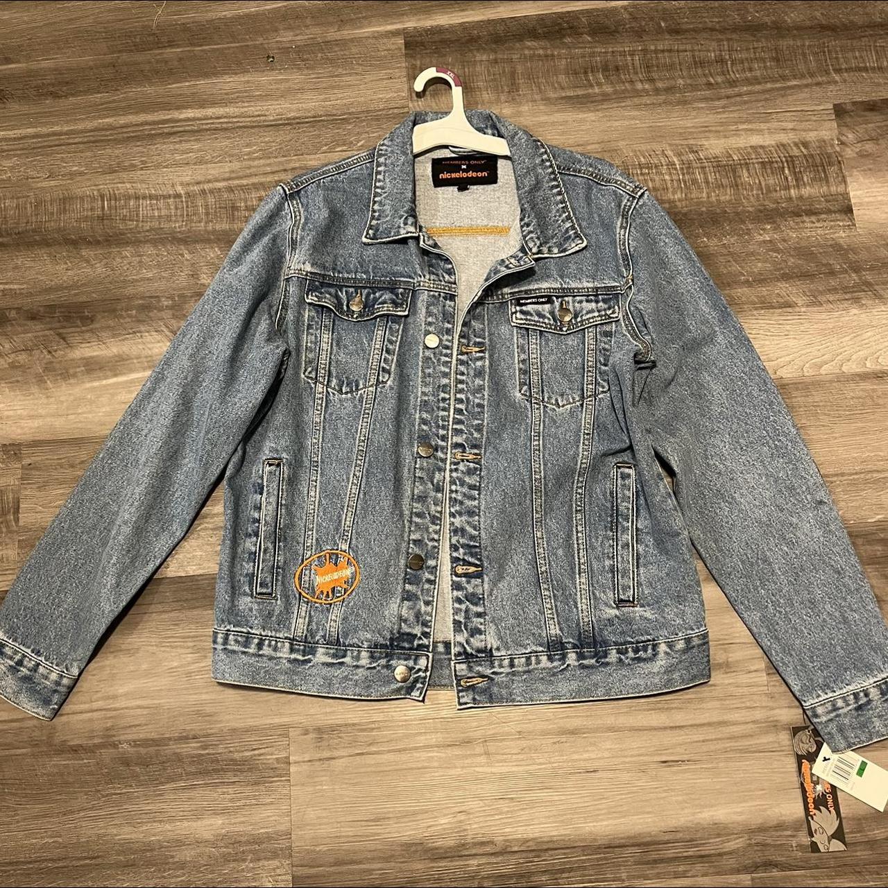 Nickelodeon Member s Only Jean Jacket Size Depop