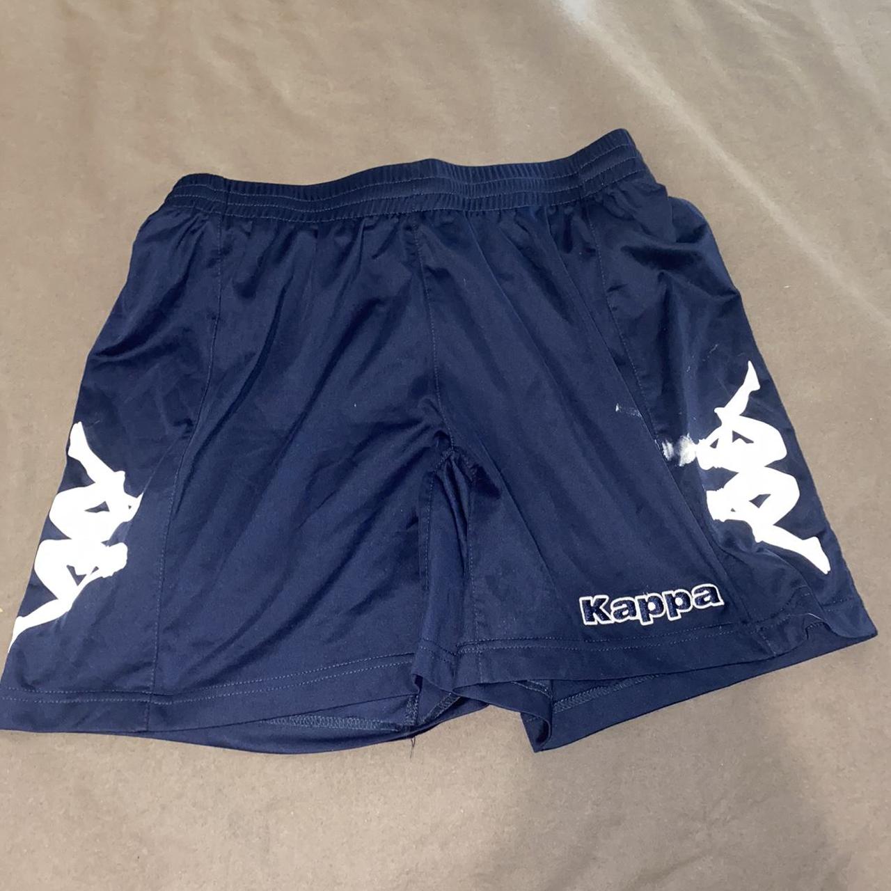 KAPPA SHORTS NAVY SIZE MEDIUM - Depop