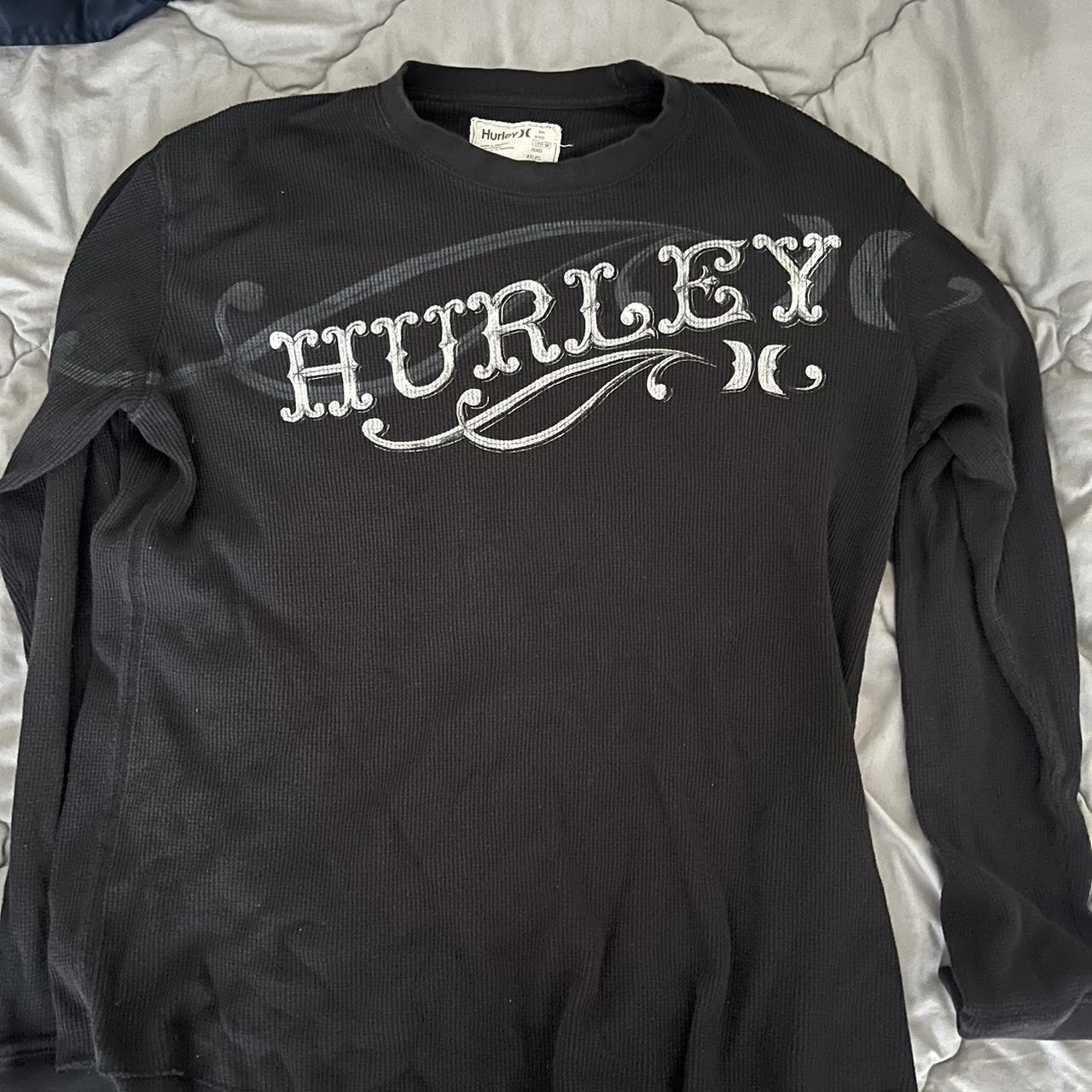 Vintage Hurley thermal Hella nice 10/10 no holes or... - Depop