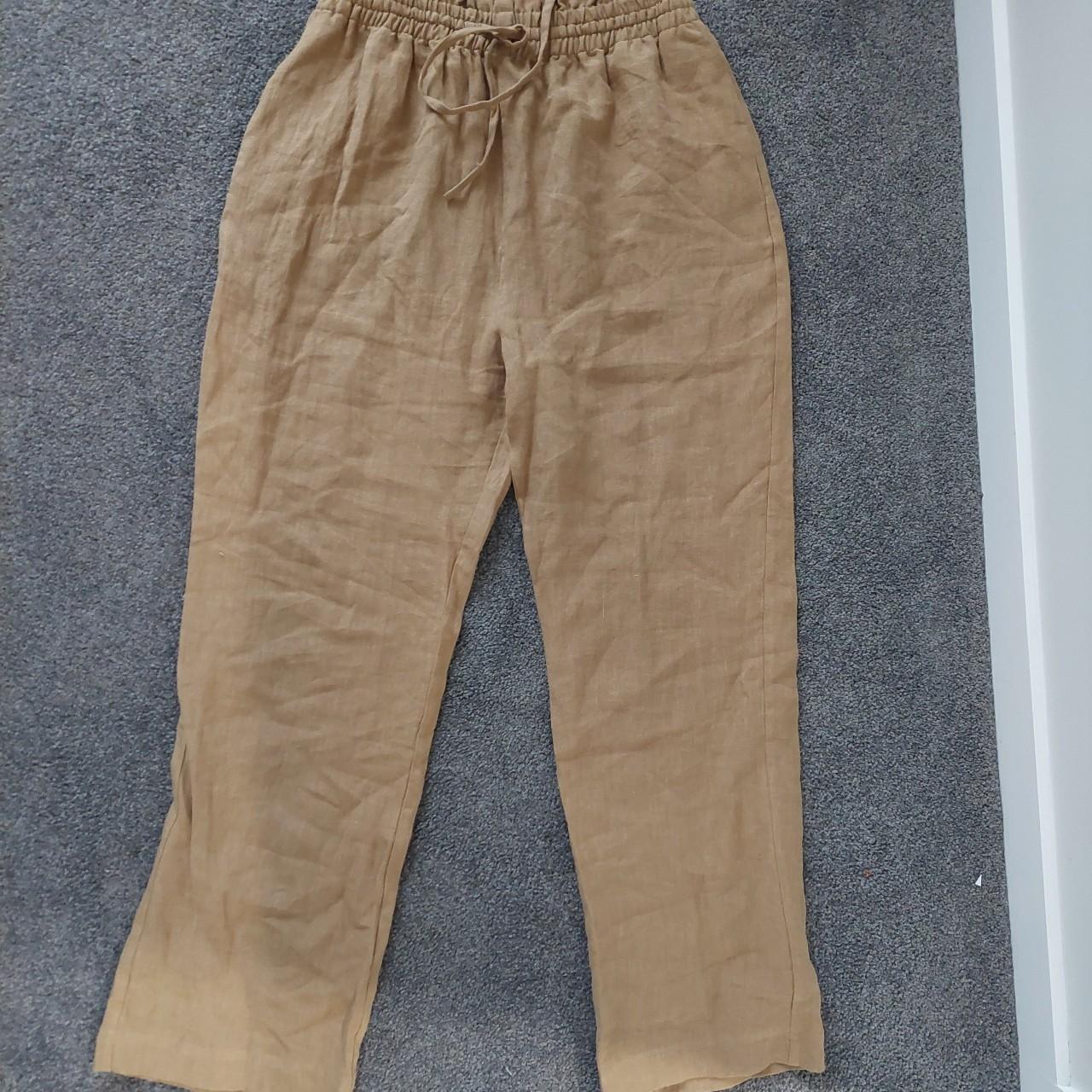 Women's Brown and Tan Trousers | Depop