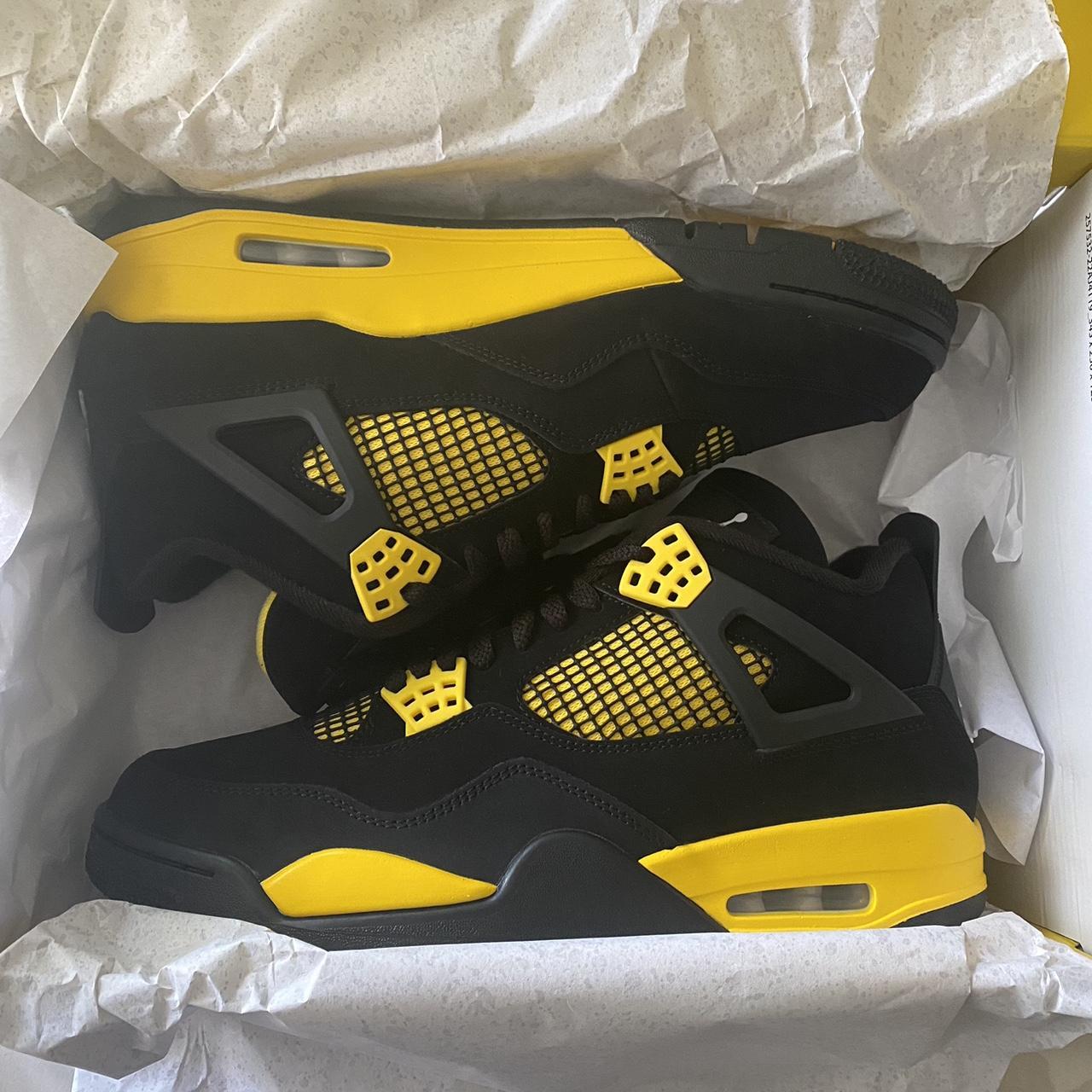 Jordan 4 Thunders Brand new Size 9.5 All sizes... - Depop