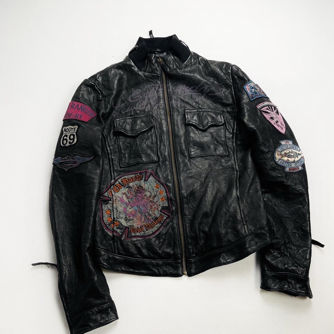 ジャケット・アウター 00s ed hardy archive vkei punk jacket 00s ed hardy archive vkei punk jacket