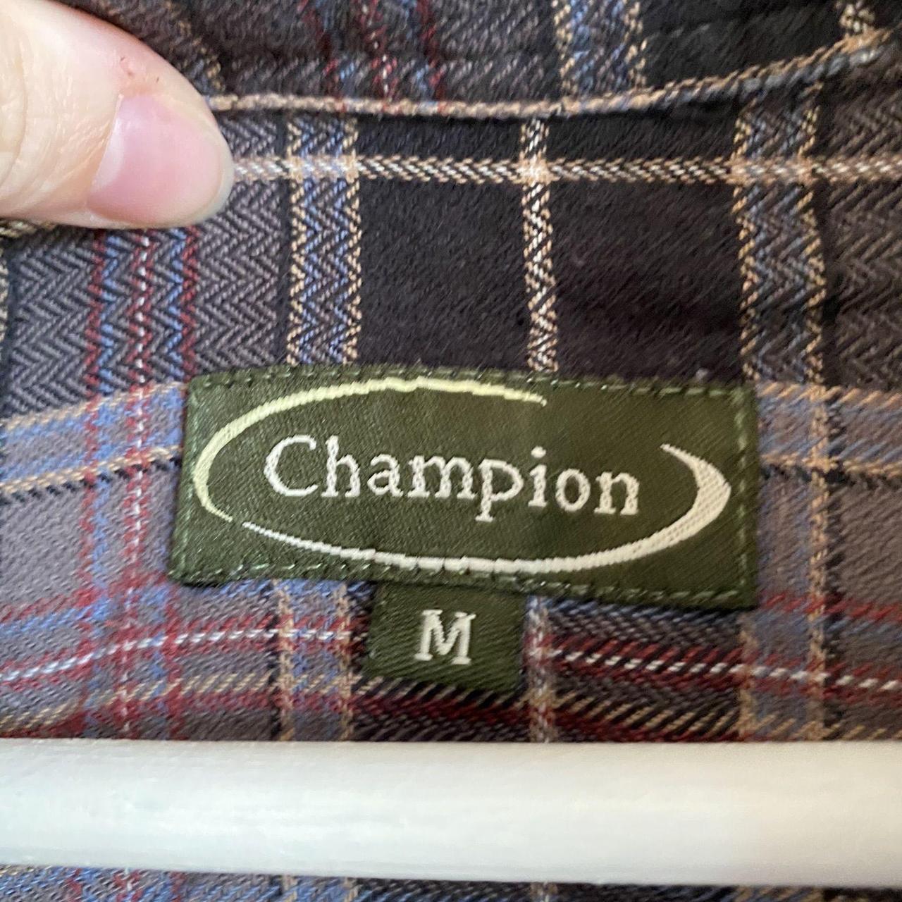 Champion Mens Shirt Champion Mens Check shirt.... - Depop