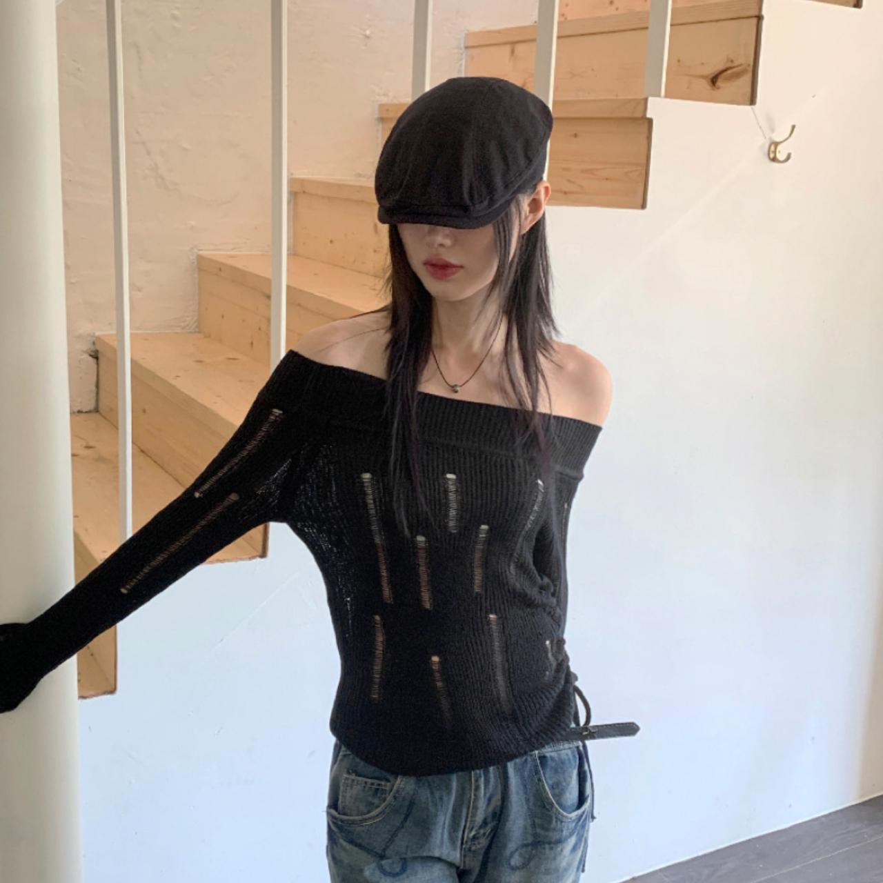 random damage knit melt the lady 