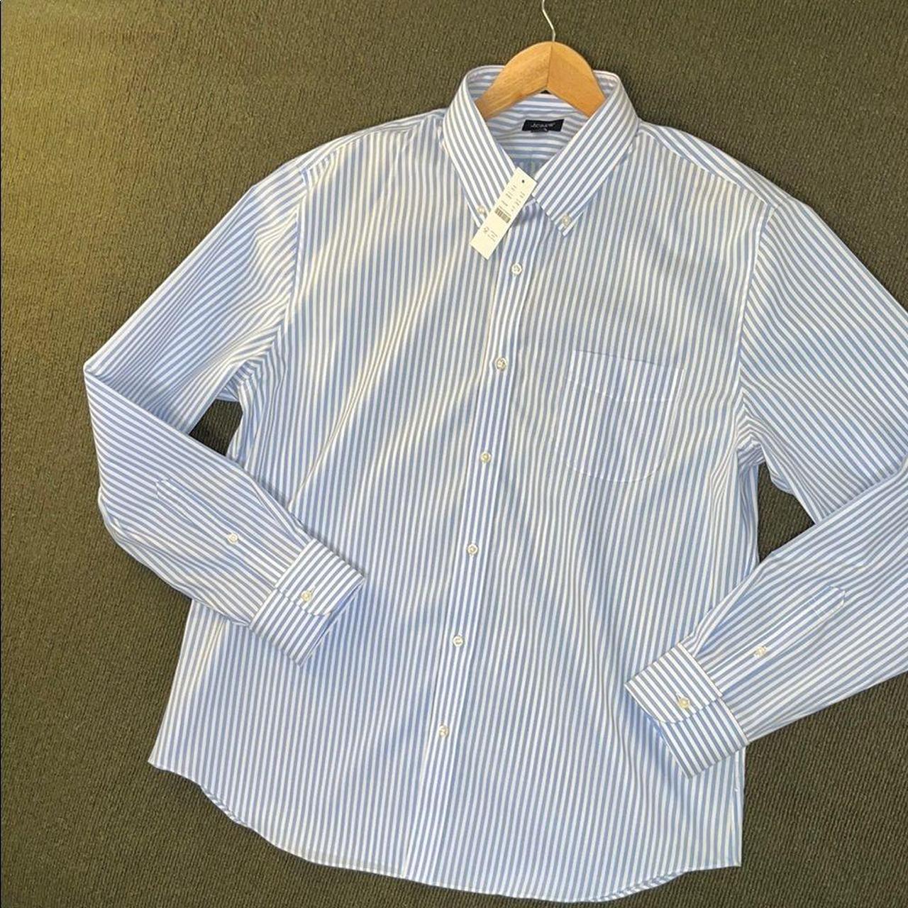 This J. Crew dress shirt features a sophisticated... | Depop
