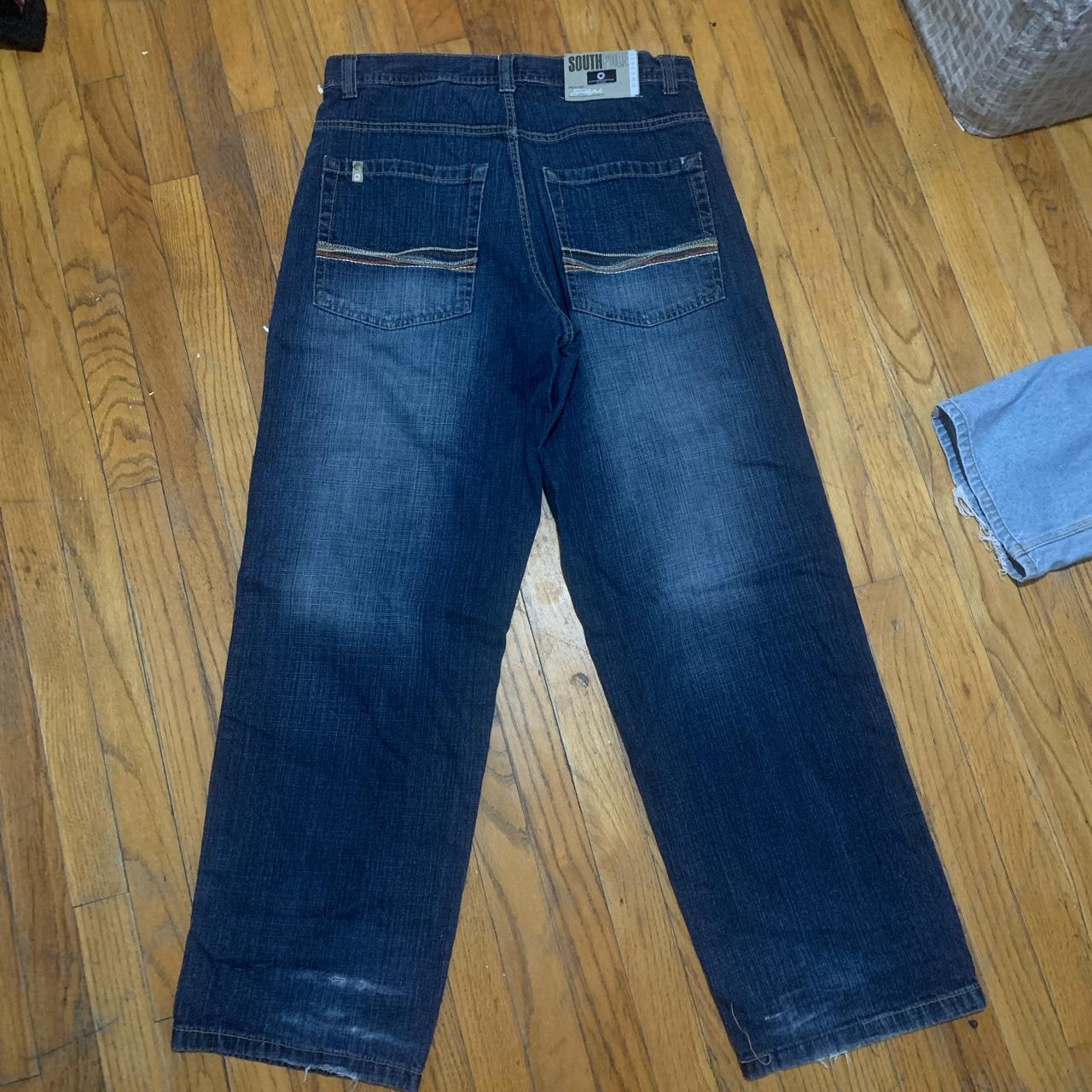Super sick south pole jeans these fit baggy dark... - Depop