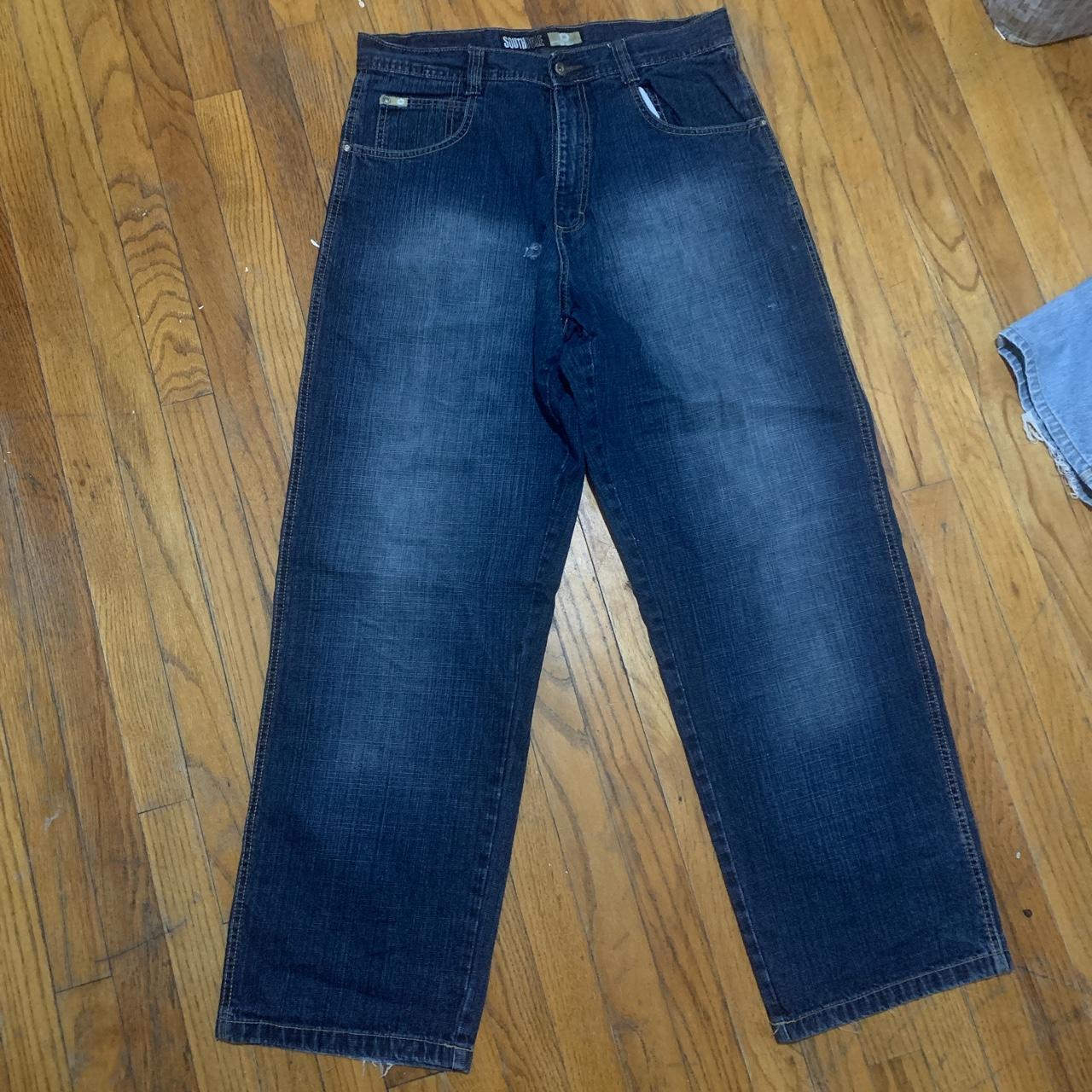Super sick south pole jeans these fit baggy dark... - Depop