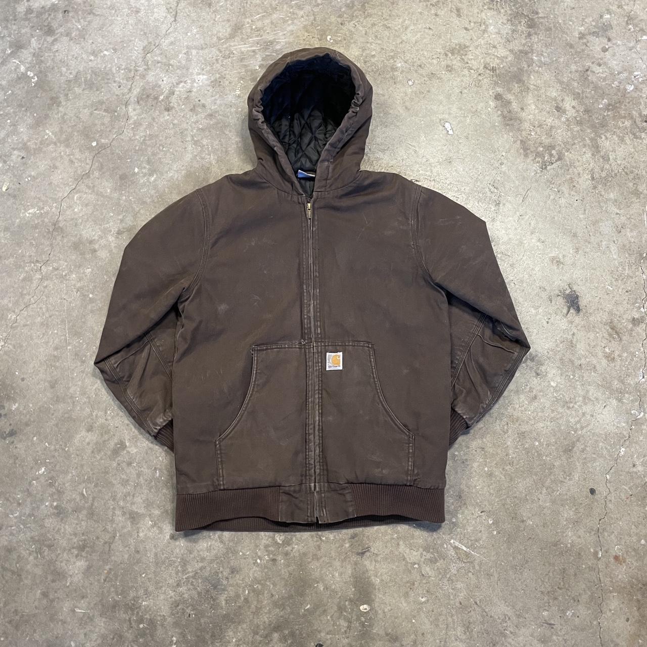 Carhartt hooded work jacket MUST DM BEFORE... - Depop