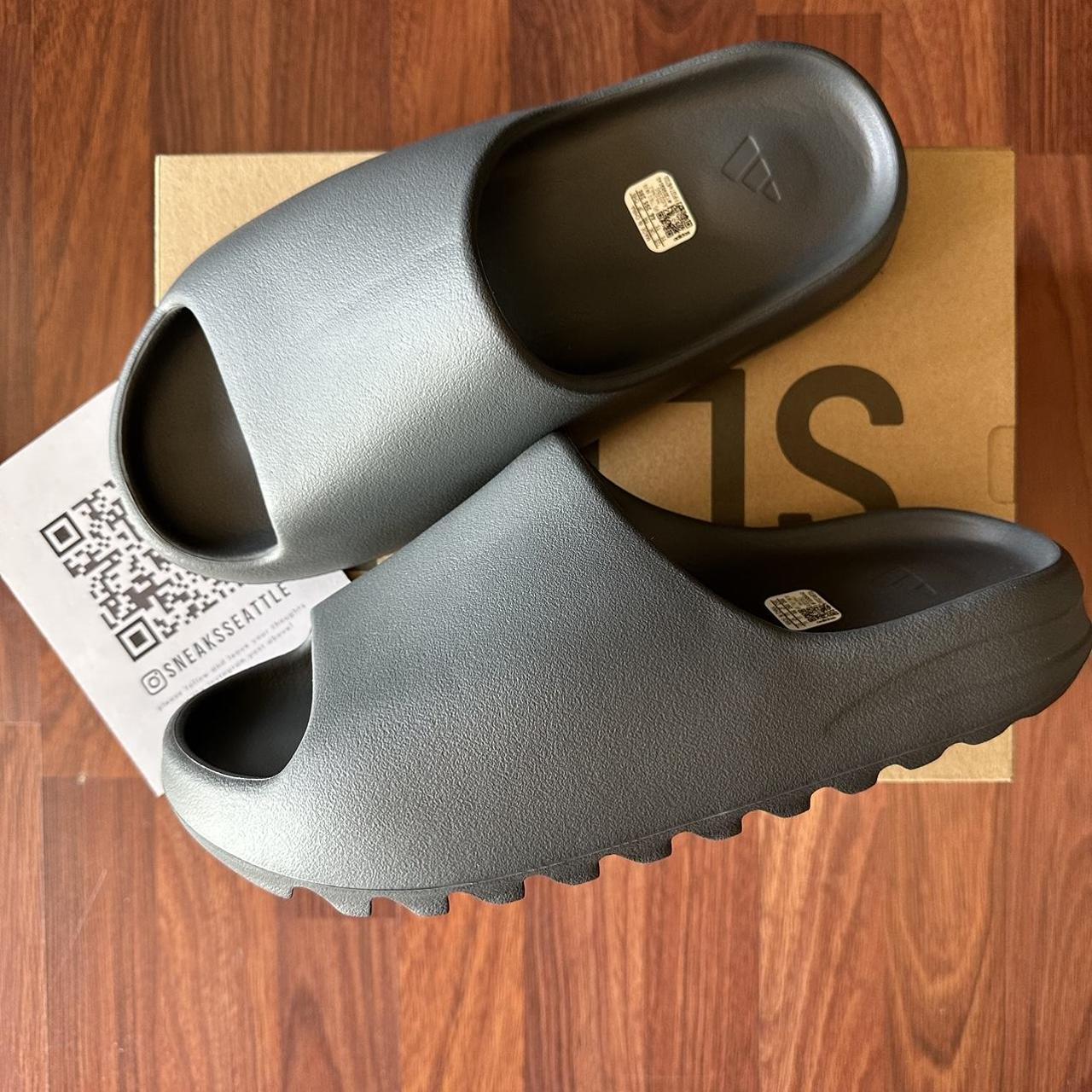 adidas Yeezy Slide Slate Grey Size 11M ID2350 - Free... - Depop