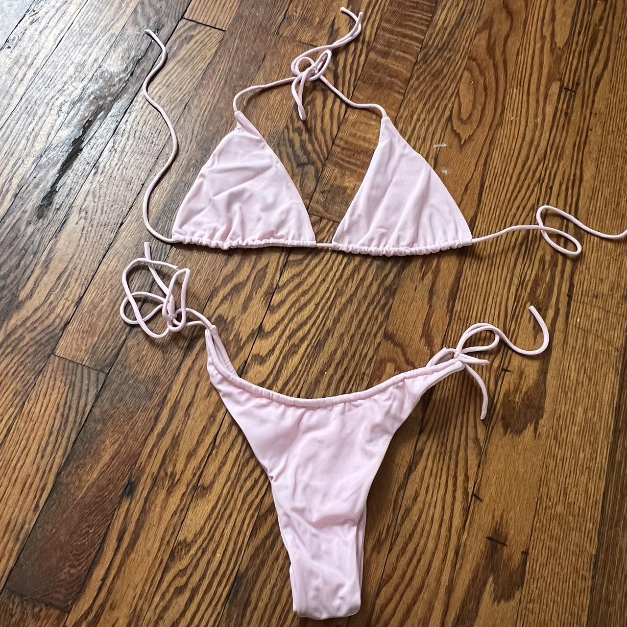 Womens Pink Bikinis And Tankini Sets Depop 1305